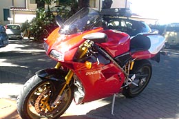 La moto di Antonio Pietro: Ducati 916 sps